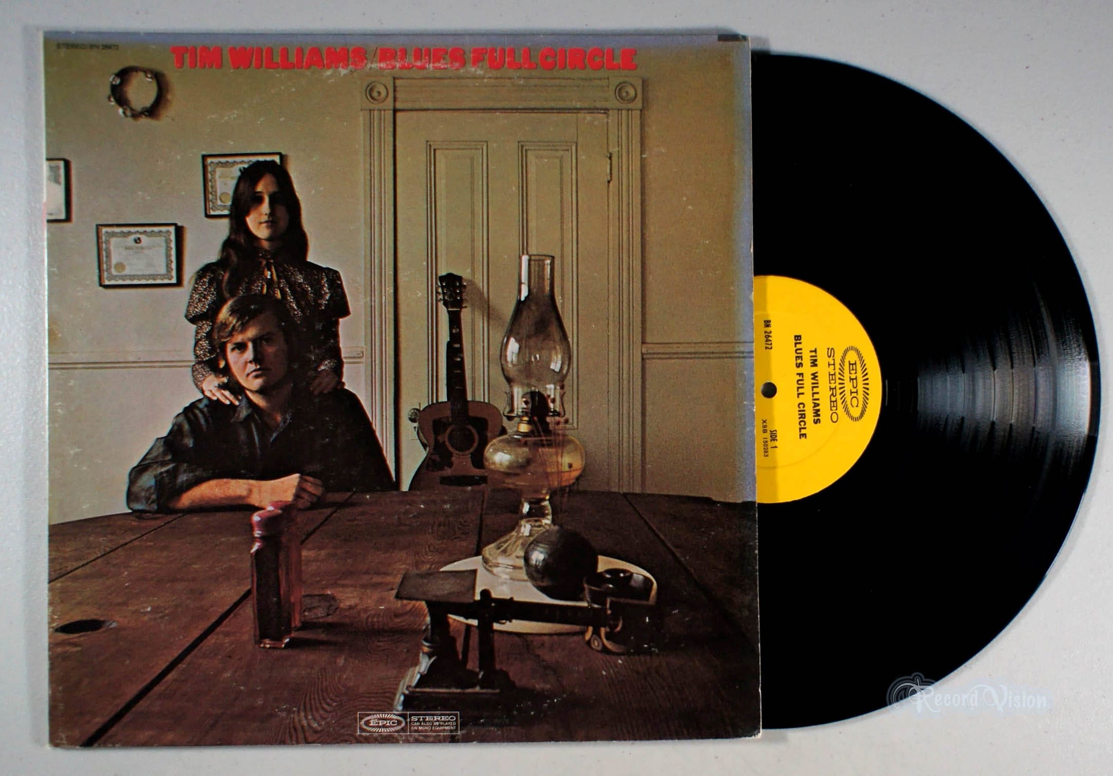 Tim Williams - Blues Full Circle (front cover) Vinyl