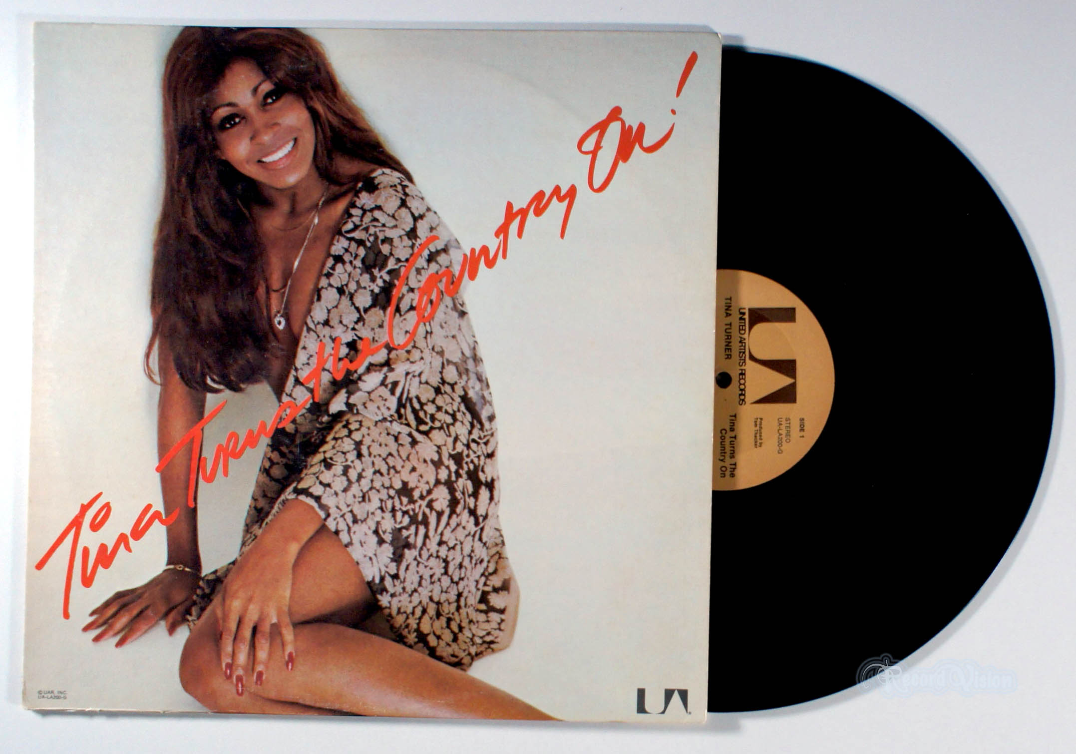 Tina Turner - Tina Turns the Country on (front cover) Vinyl