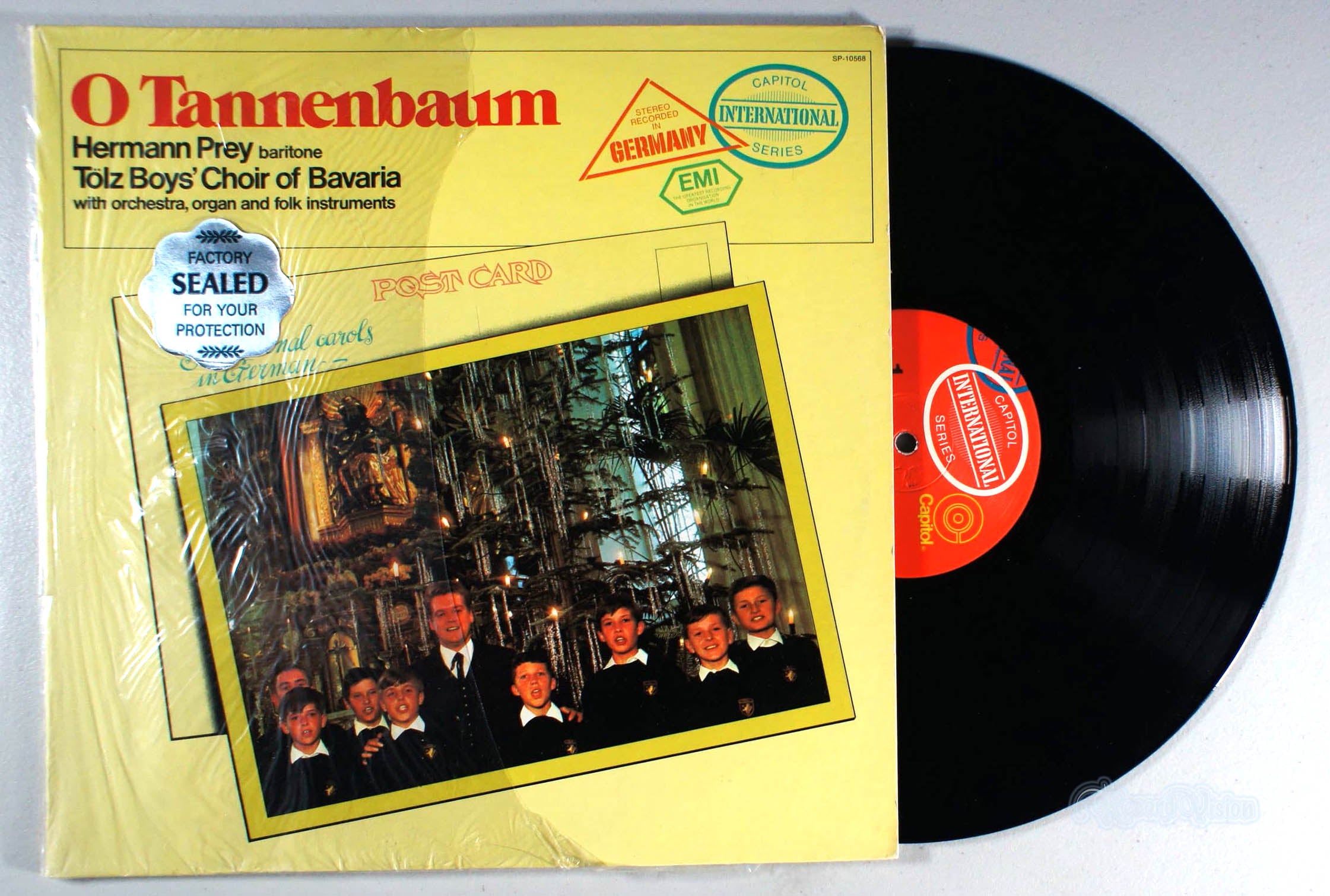 Tolz Boy's Choir of Bavaria - O Tannenbaum (front cover) Vinyl