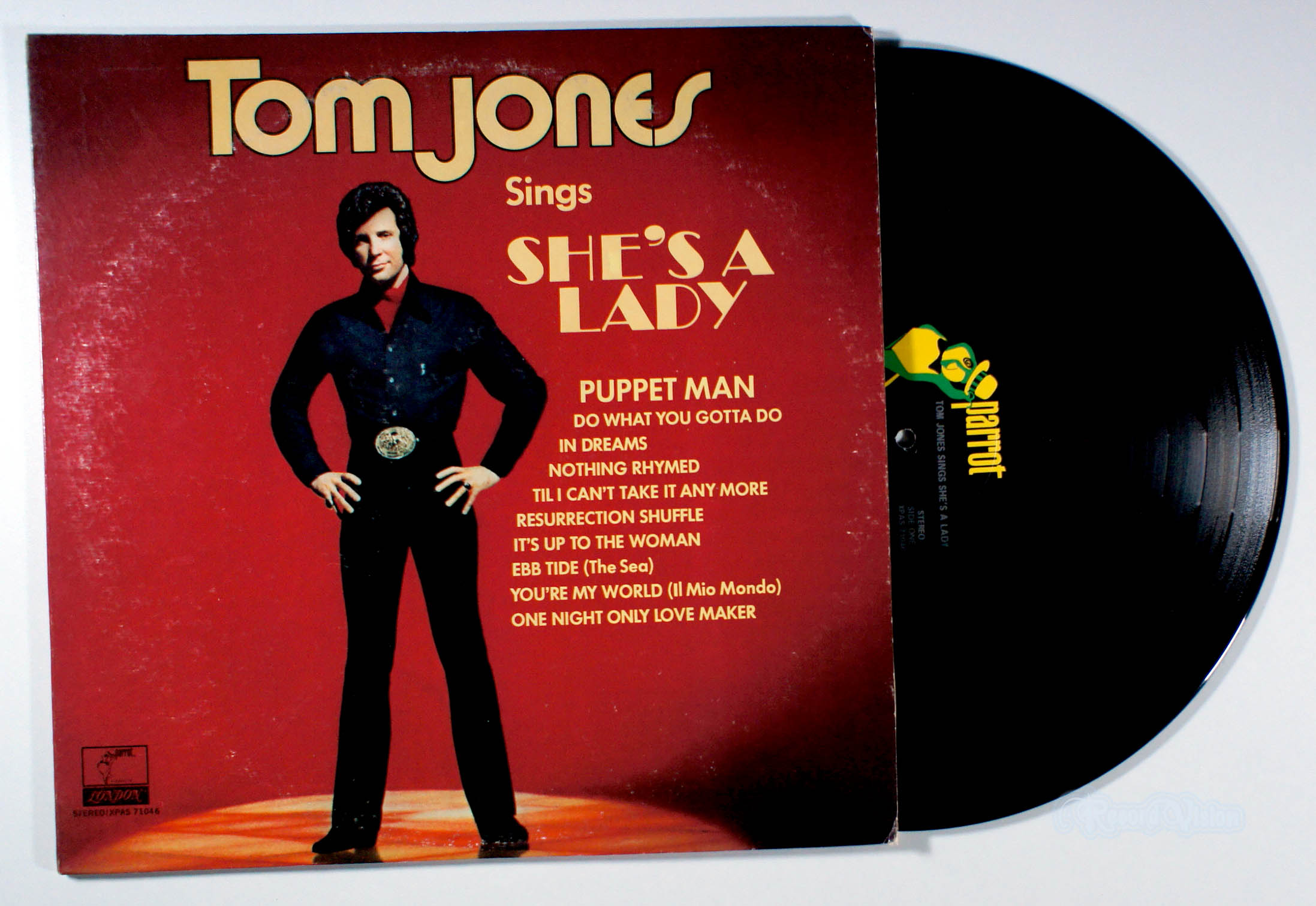 Tom Jones - She's a Lady (front cover) Vinyl