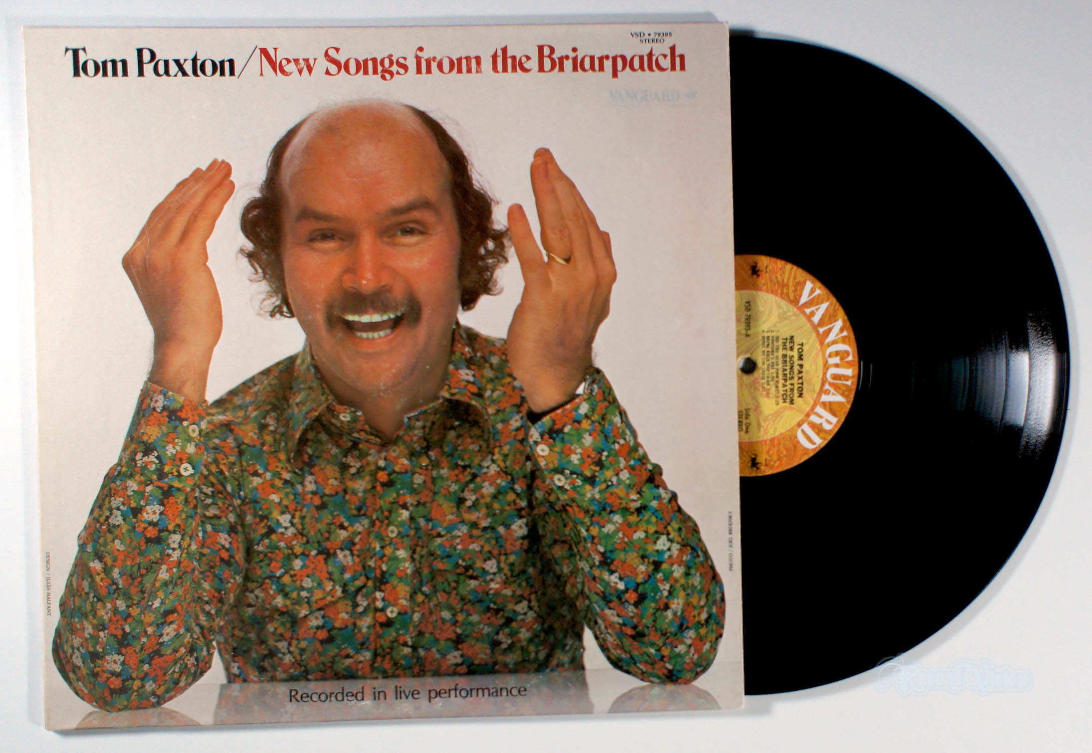 Tom Paxton - New Songs From the Briarpatch (front cover) Vinyl