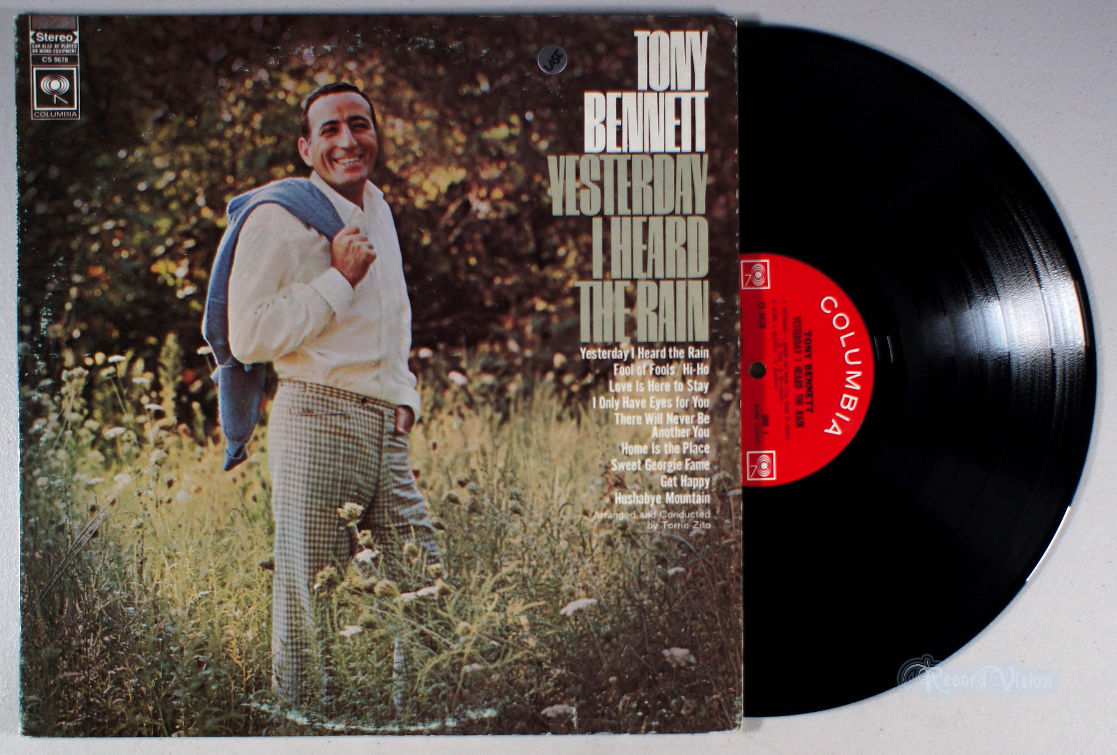 Tony Bennett - Yesterday I Heard the Rain (front cover) Vinyl