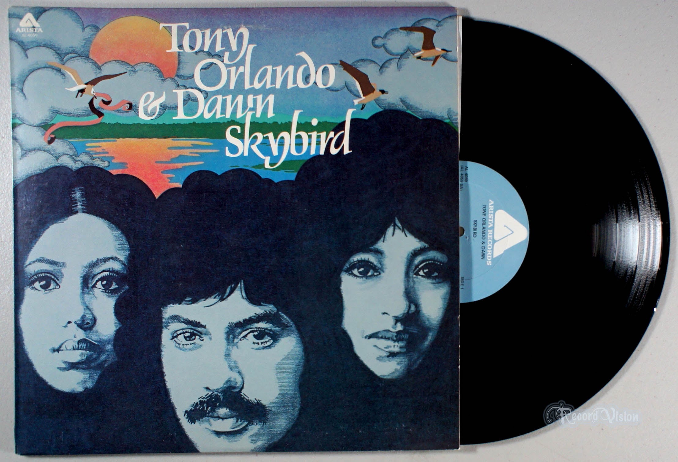 Tony Orlando and Dawn - Skybird (front cover) Vinyl