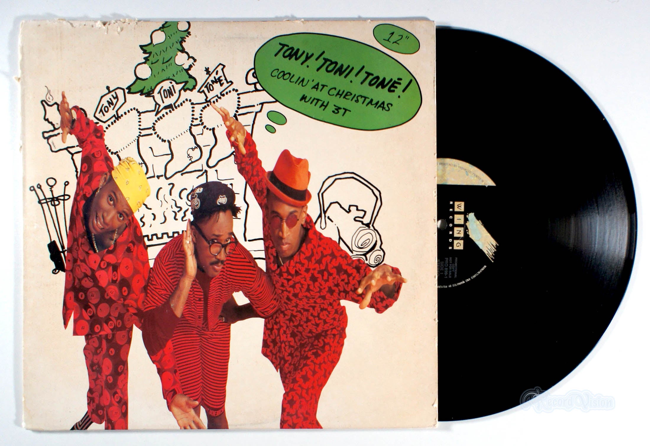 Tony! Toni! Toné! - Coolin' At Christmas (front cover) Vinyl