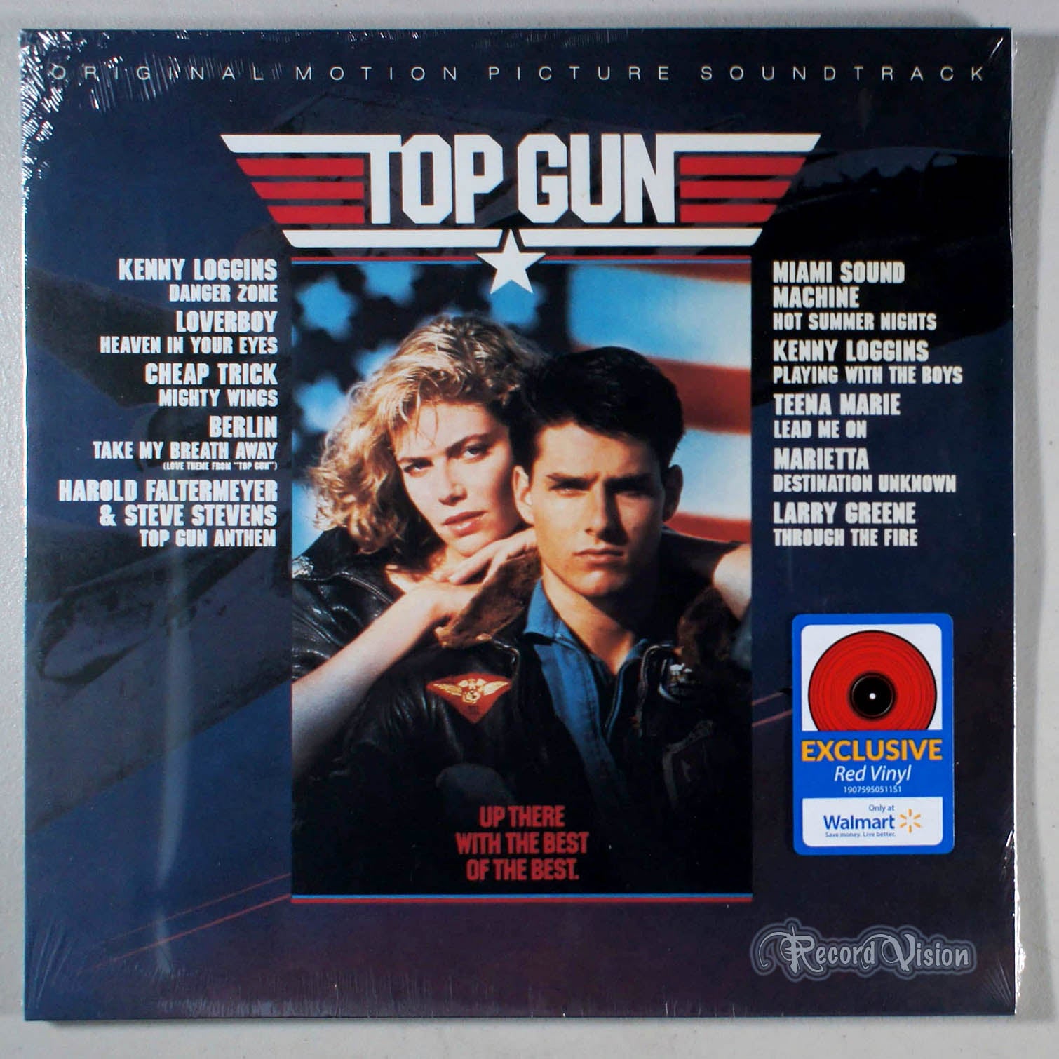Top Gun (Red) (front cover) Vinyl