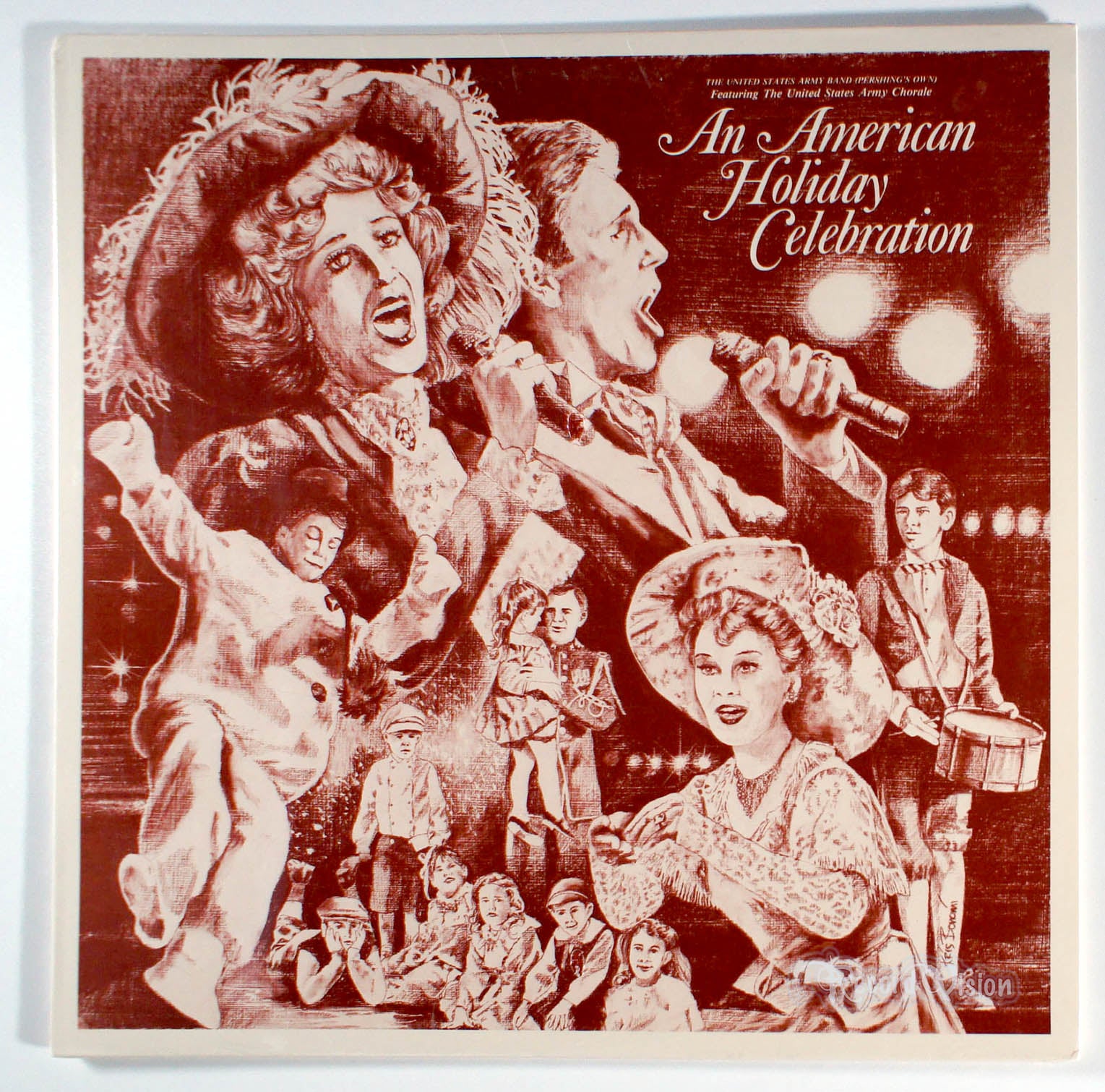 United States Army Band - An American Holiday Celebration (front cover) Vinyl