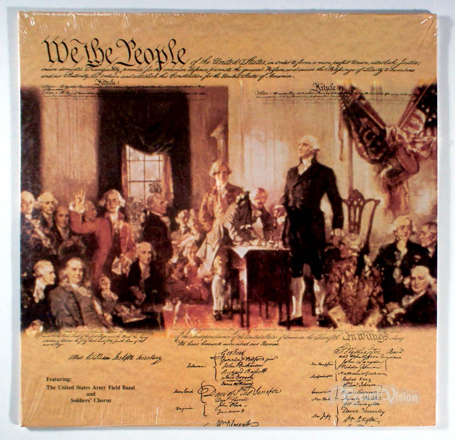 United States Army Field Band - We the People (front cover) Vinyl