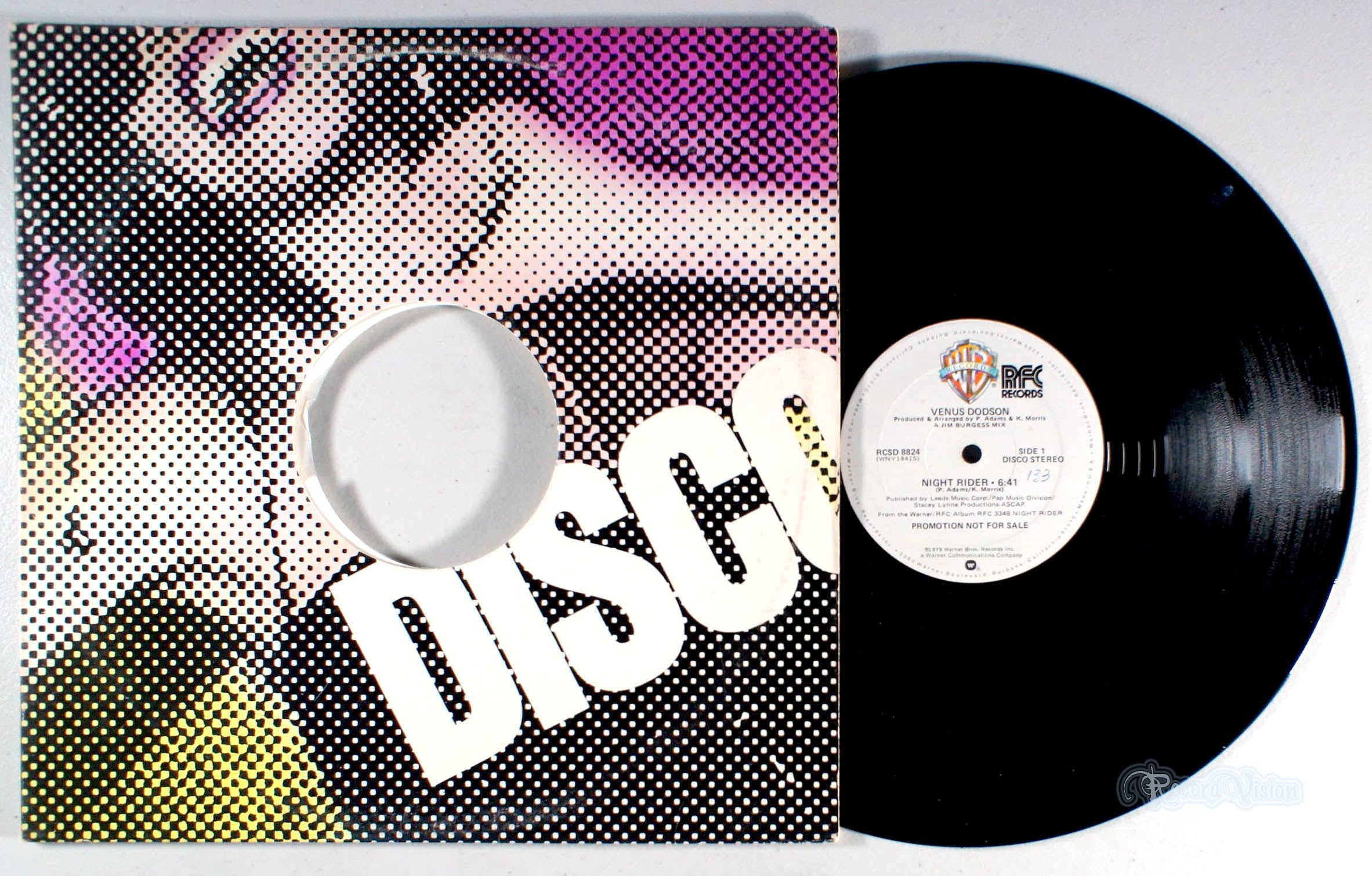 Venus Dodson - Night Rider (front cover) Vinyl