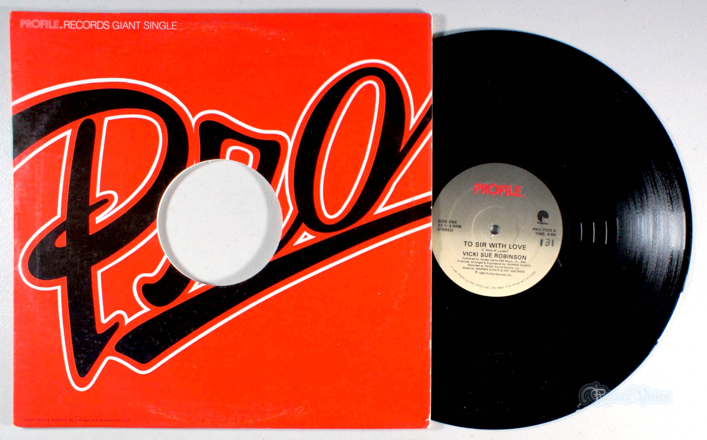 Vicki Sue Robinson - To Sir with Love (front cover) Vinyl