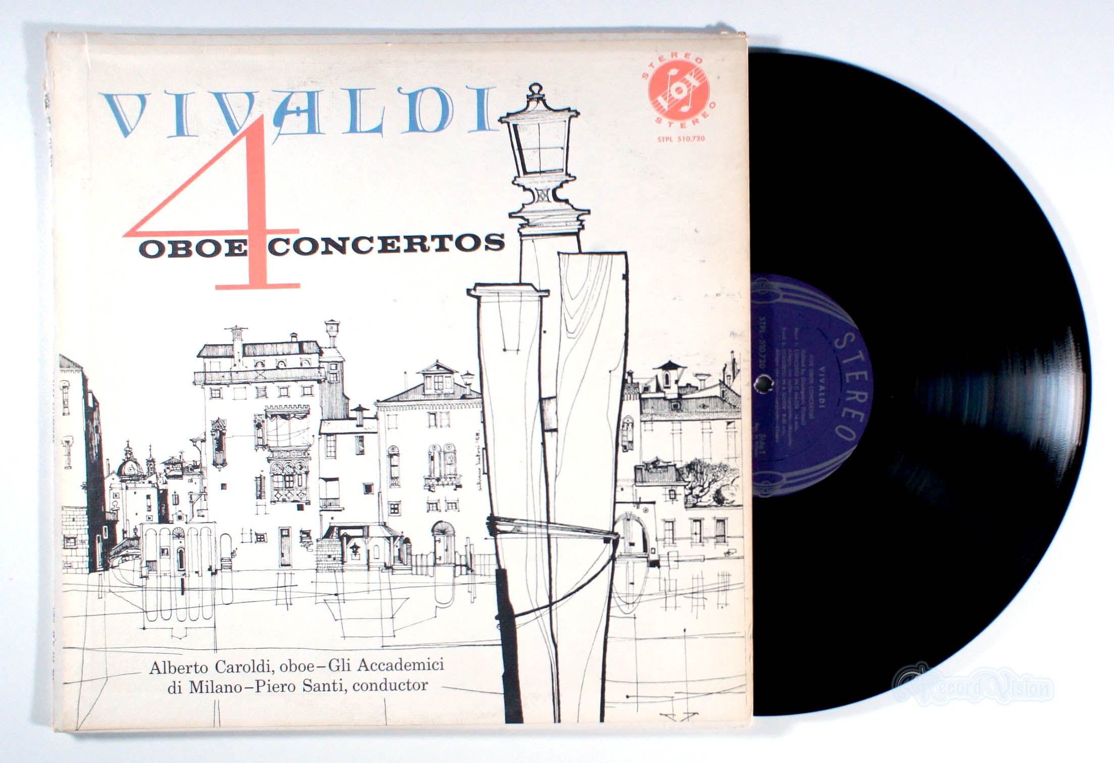 Vivaldi: 4 Oboe Concertos (front cover) Vinyl