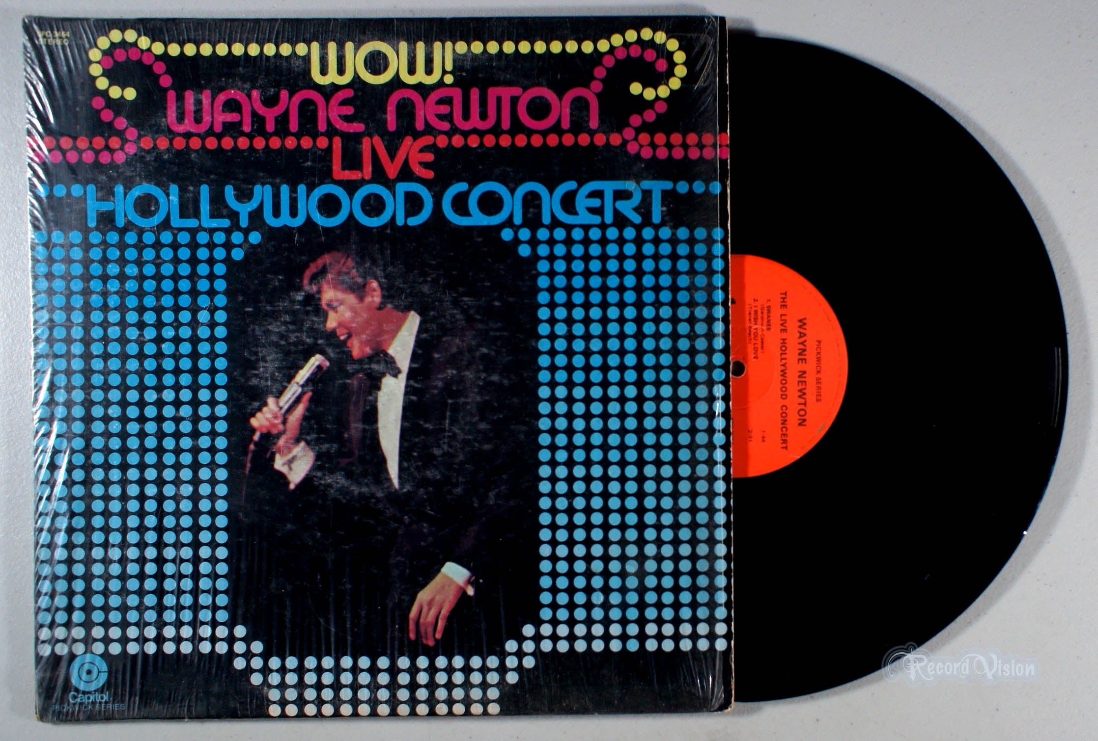 Wayne Newton - Wow! Live Hollywood Concert (front cover) Vinyl