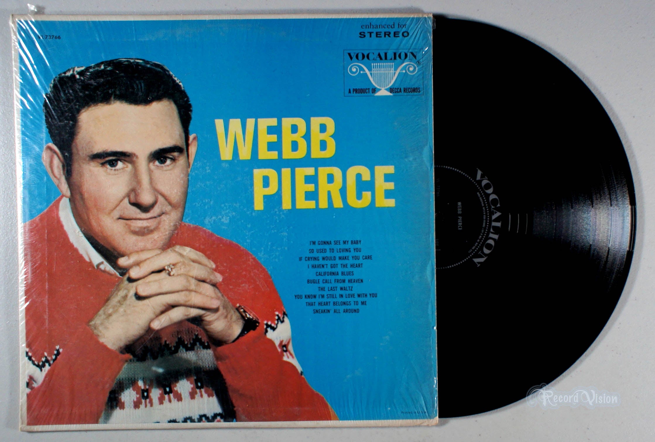 Webb Pierce - Webb Pierce (front cover) Vinyl