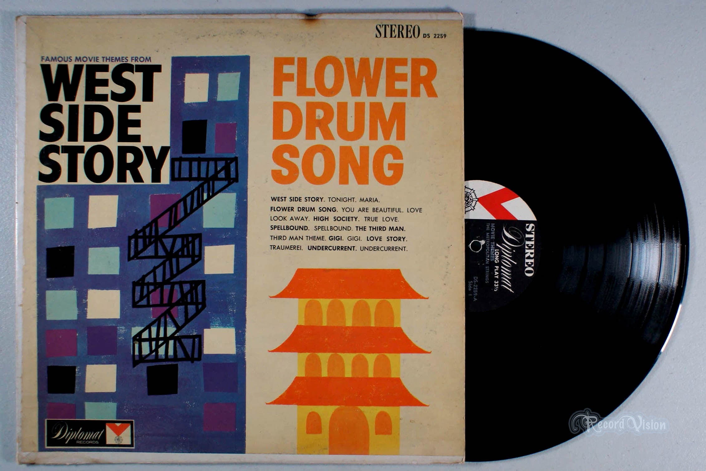West Side Story / Flower Drum Song (front cover) Vinyl