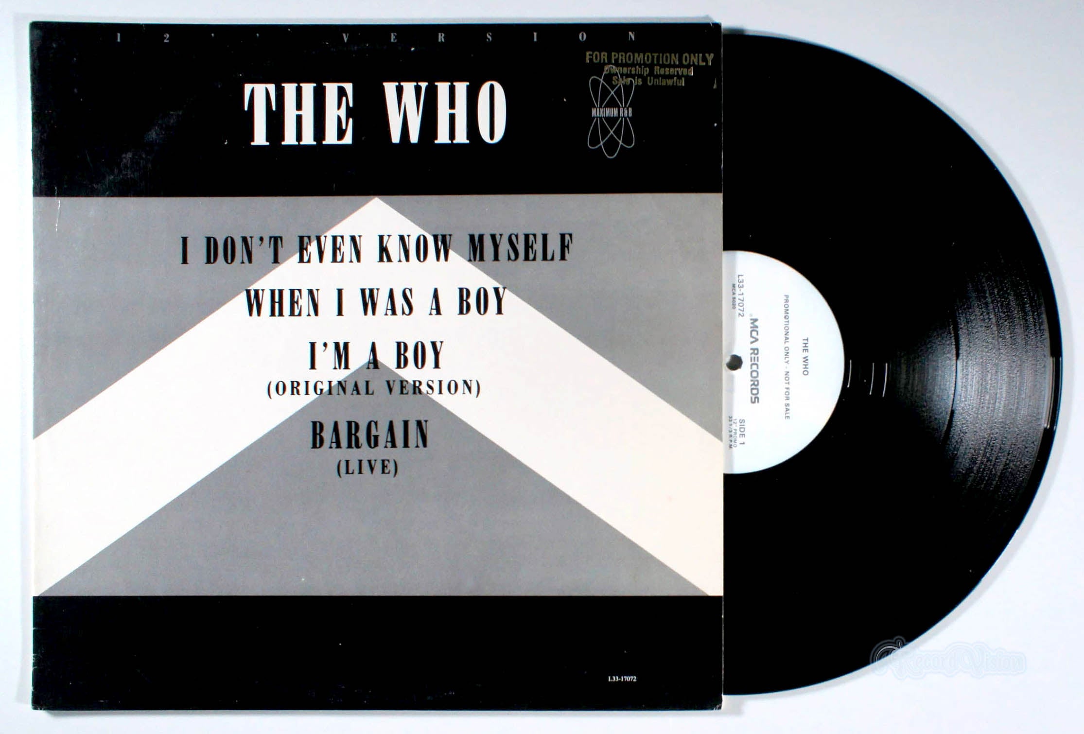 Who, The - I Don't Even Know Myself (front cover) Vinyl