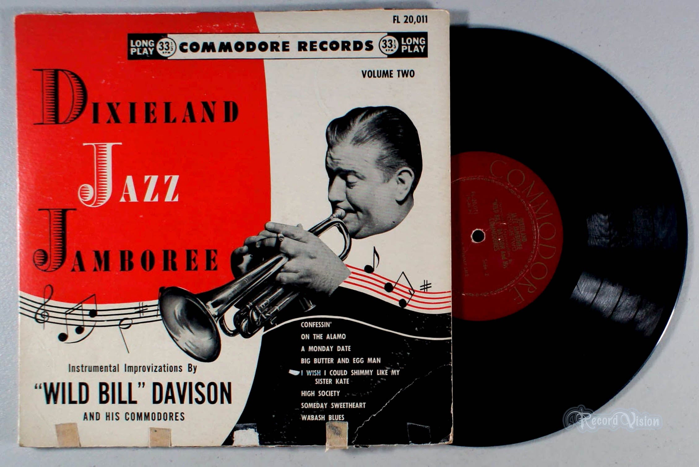 Wild Bill Davison - Dixieland Jazz Jamboree (front cover) Vinyl