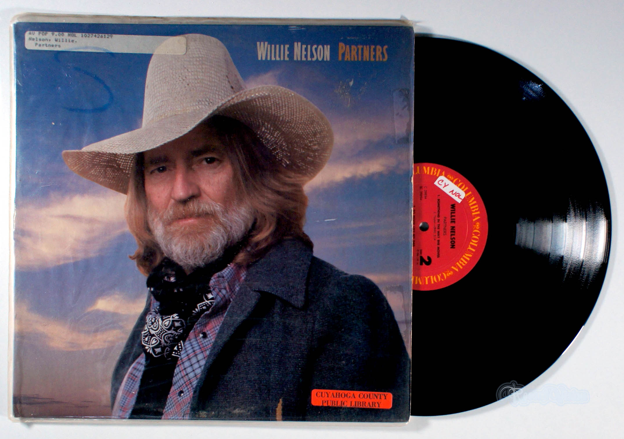 Willie Nelson - Partners (front cover) Vinyl