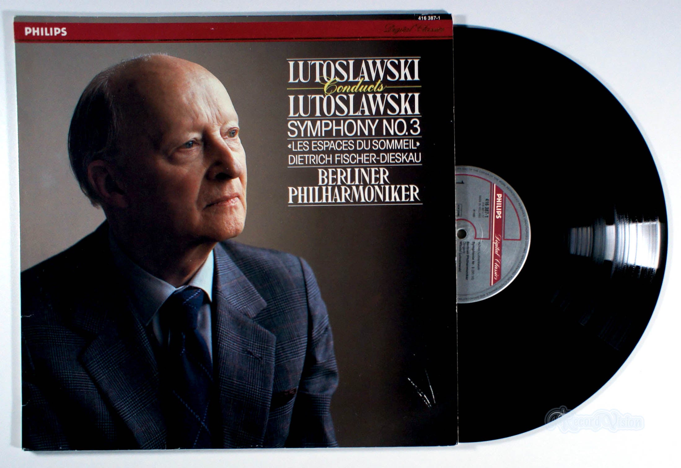 Witold Lutoslawski - Conducts Symphony No. 3 (front cover) Vinyl