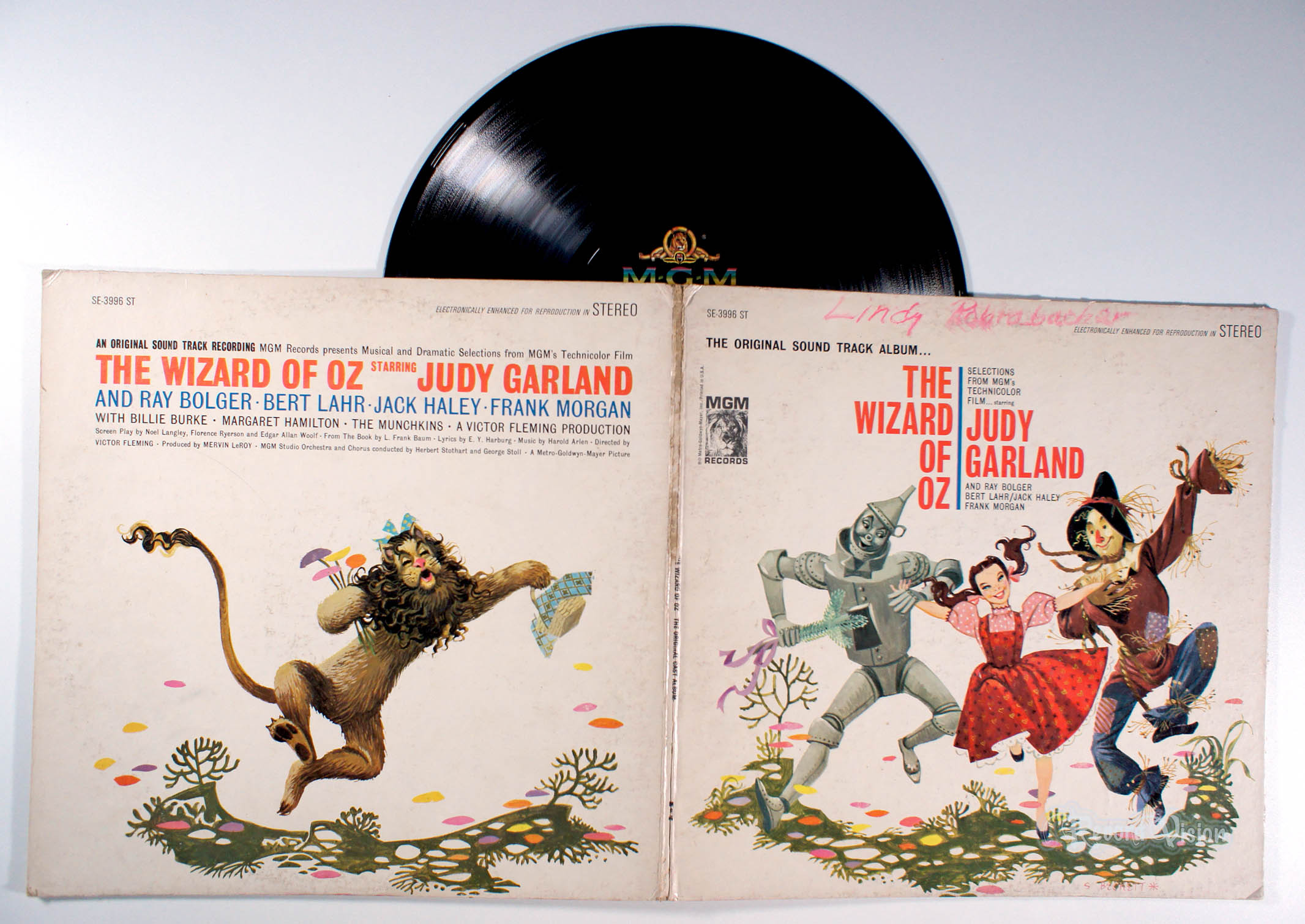 Wizard of Oz (MGM) (front cover) Vinyl