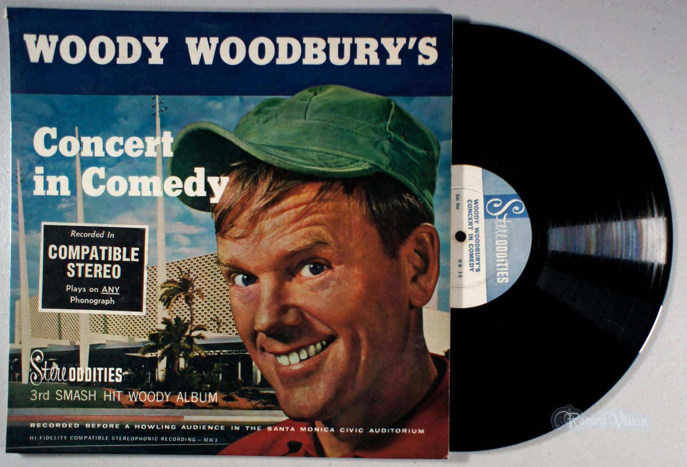 Woody Woodbury - Concert in Comedy (front cover) Vinyl