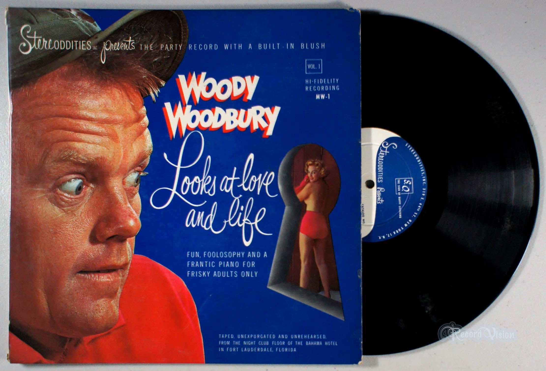 Woody Woodbury - Looks at Love and Life (front cover) Vinyl
