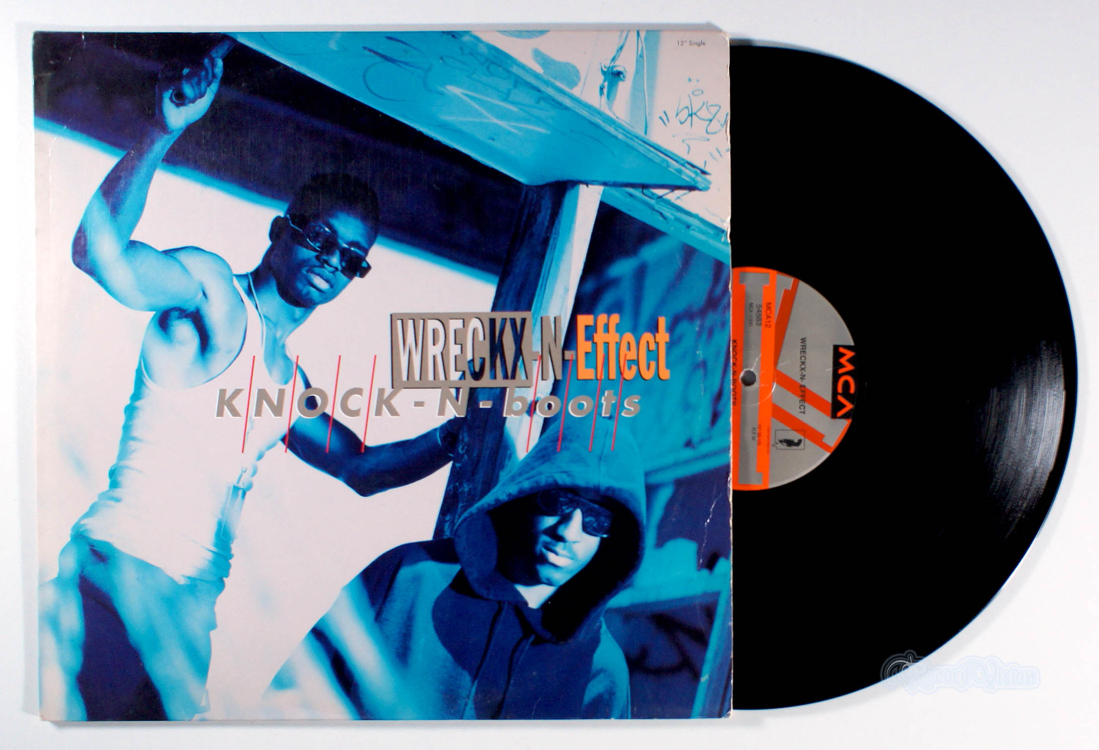 Wreckx N Effect - Knock-N-Boots (12" Single) (front cover) Vinyl