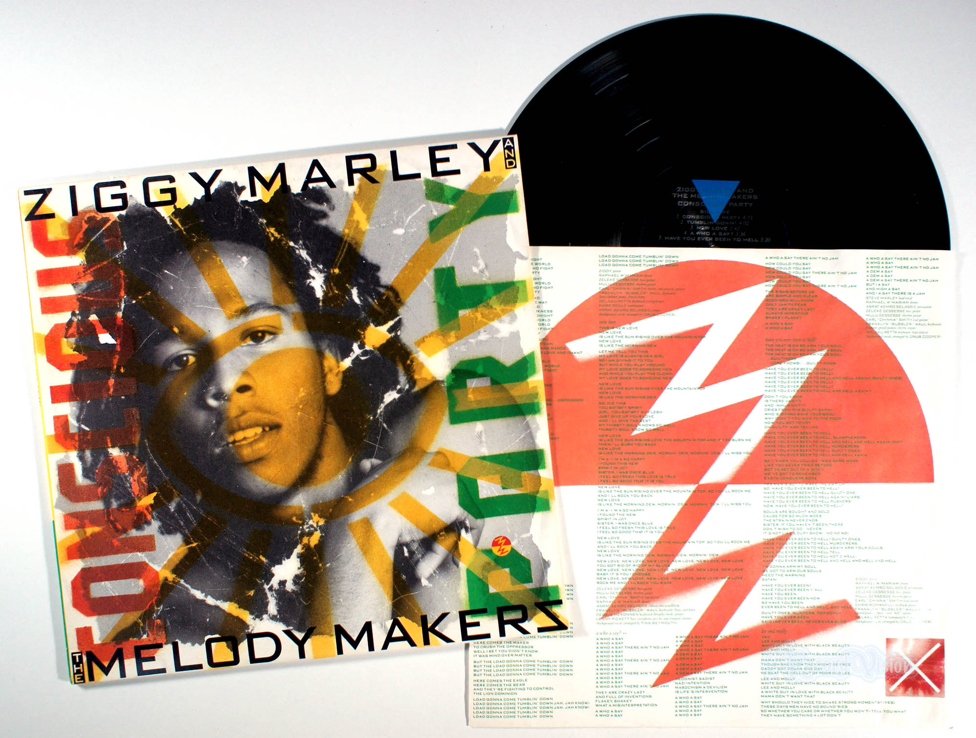Ziggy Marley - Conscious Party (front cover) Vinyl