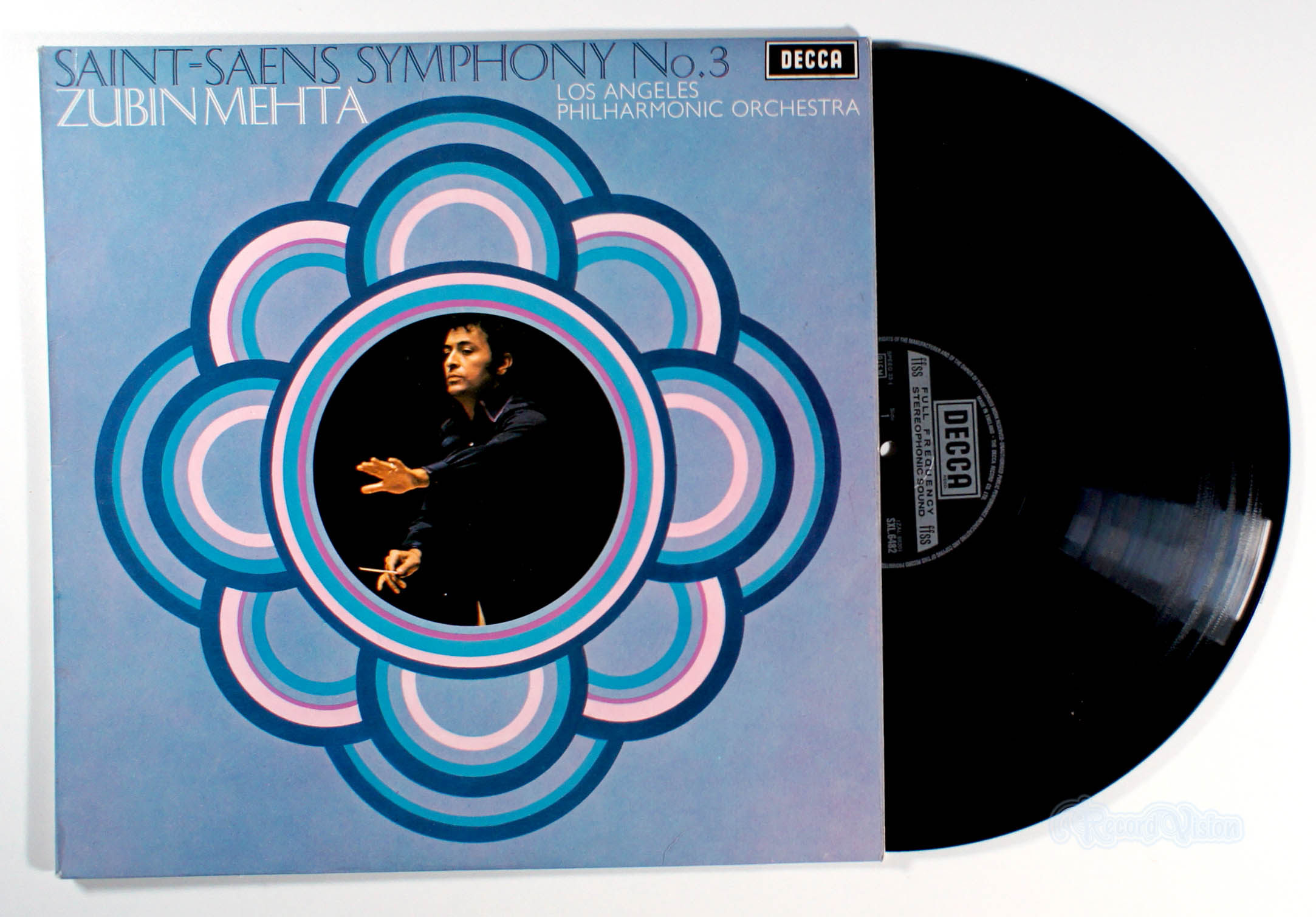 Zubin Mehta - Saint Saens Symphony No.3 (front cover) Vinyl
